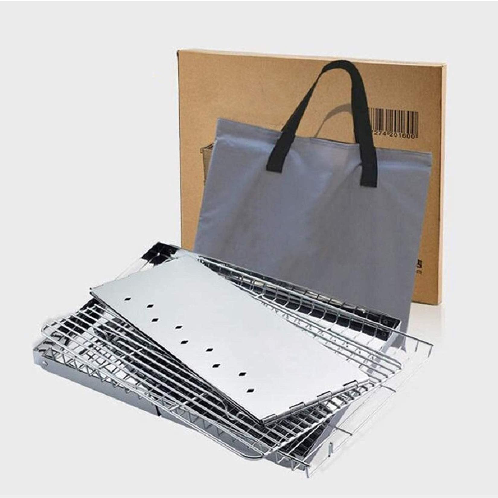 Griglia a carbonella portatile, griglia per barbecue all'aperto, mini barbecue da tavolo pieghevole, barbecue all'aperto, per campeggio all'aperto, giardino, cortile, cuc