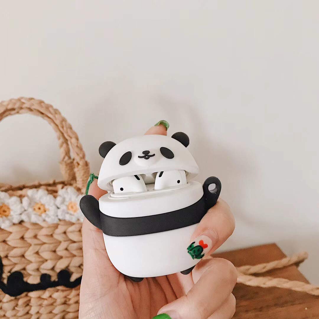 3D Silicone Panda AirPods Case for 