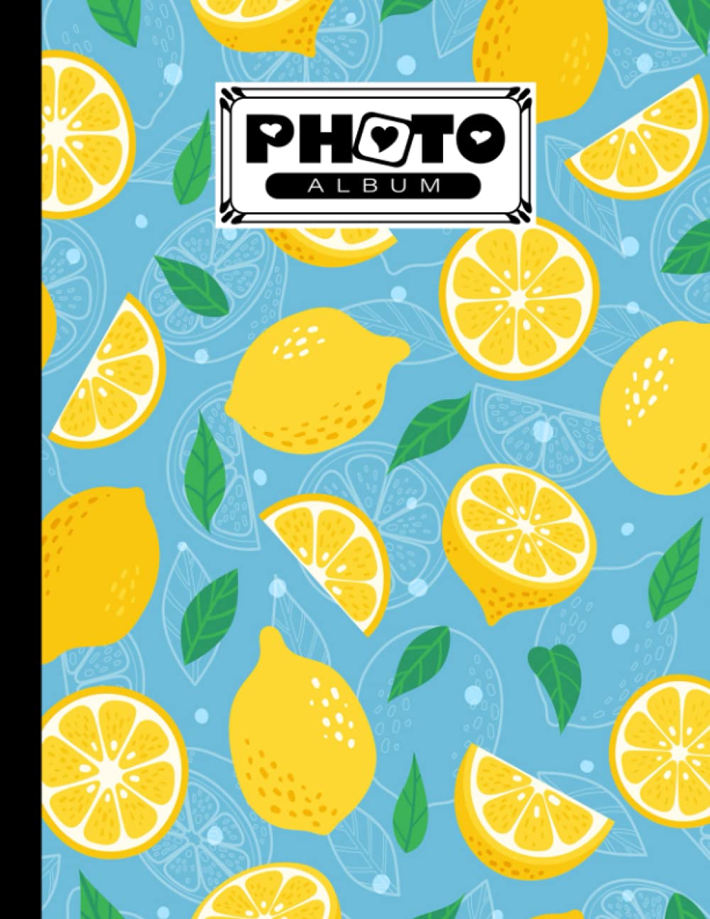 Photo Album: Album, Large Photo Albums with Writing Space Memo, Extra Large Capacity Picture Album, Family, Baby, Wedding, Travel Photo Book, 120 Pages | Lemon Cover by Anatoli Ruf
