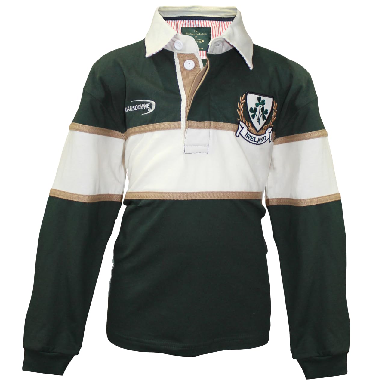 Kinder Rugby T-Shirt "Ireland Shamrock" langärmelig - 11-12 Years