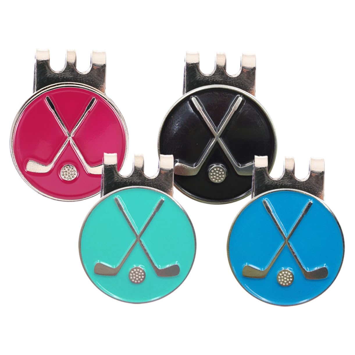 Milisten Fermaglio Magnetico per Cappello Clip del Cappello Pennarello per Pallina da Golf Pennarello da Golf Resistente all'Usura Pennarello Cappello