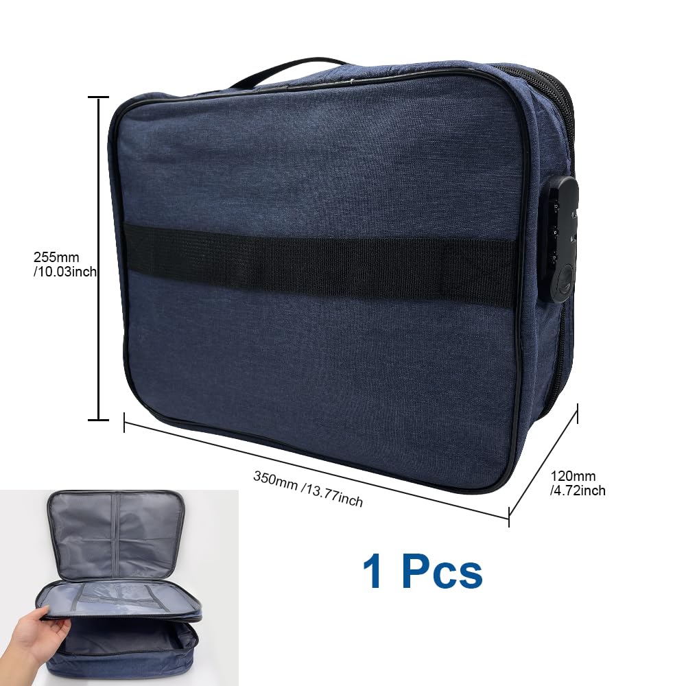 Cartella Portadocumenti A4 Espandibile Uquelic - 26 Tasche Con Manico, Ideale Per Ufficio E Viaggi - Foto 10