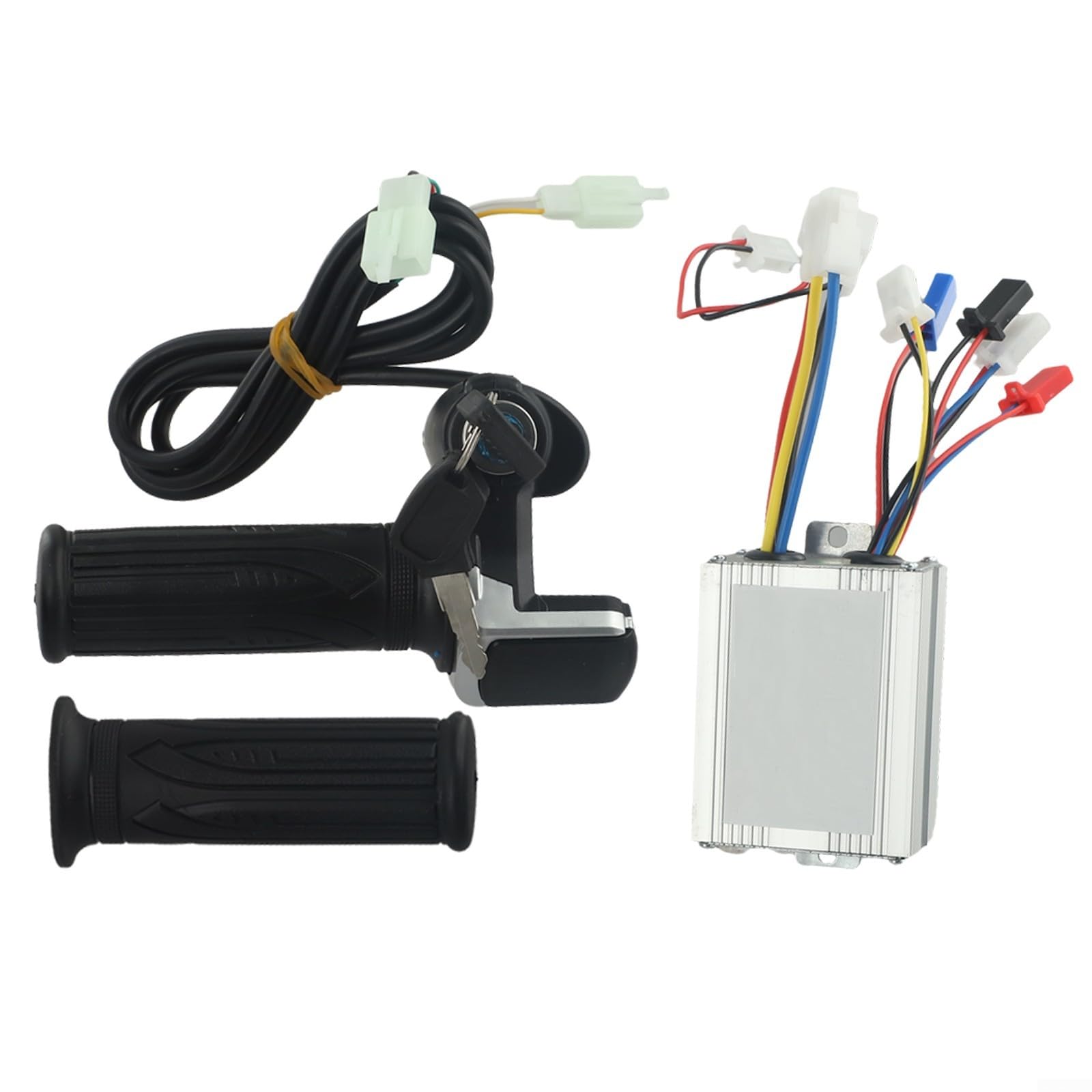 Poignée Accélérateur Pour Scooter/ebike – 24-48 V, 250-1000 W – Moteur Brossé, Avec Paire De Poignées