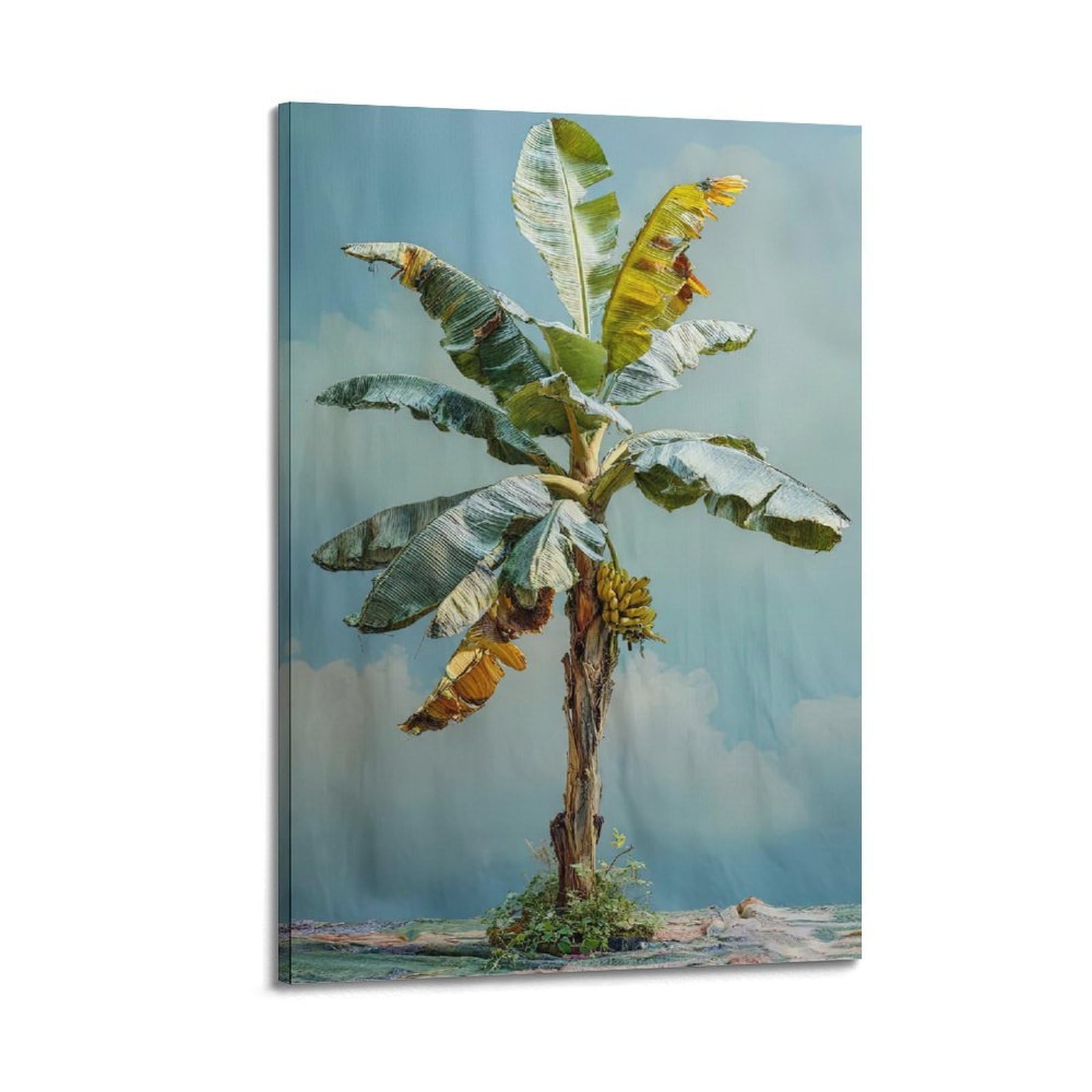 OKAHYS Vintage Banana Plant Artwork Poster Decorative Painting Canvas Wall Artworks Picture 20x30inch(50x75cm)