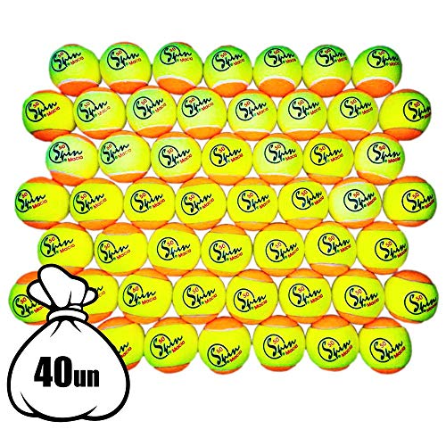 Bola de Beach Tennis Spin Praia - Pacote com 40 Bolas-SPIN