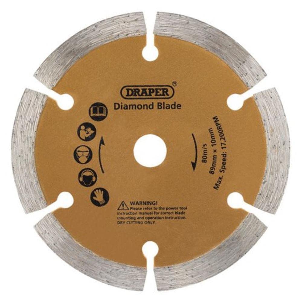 Draper 89mm Diamond Blade for Draper Storm Force Mini Plunge Saw YMPS600SF