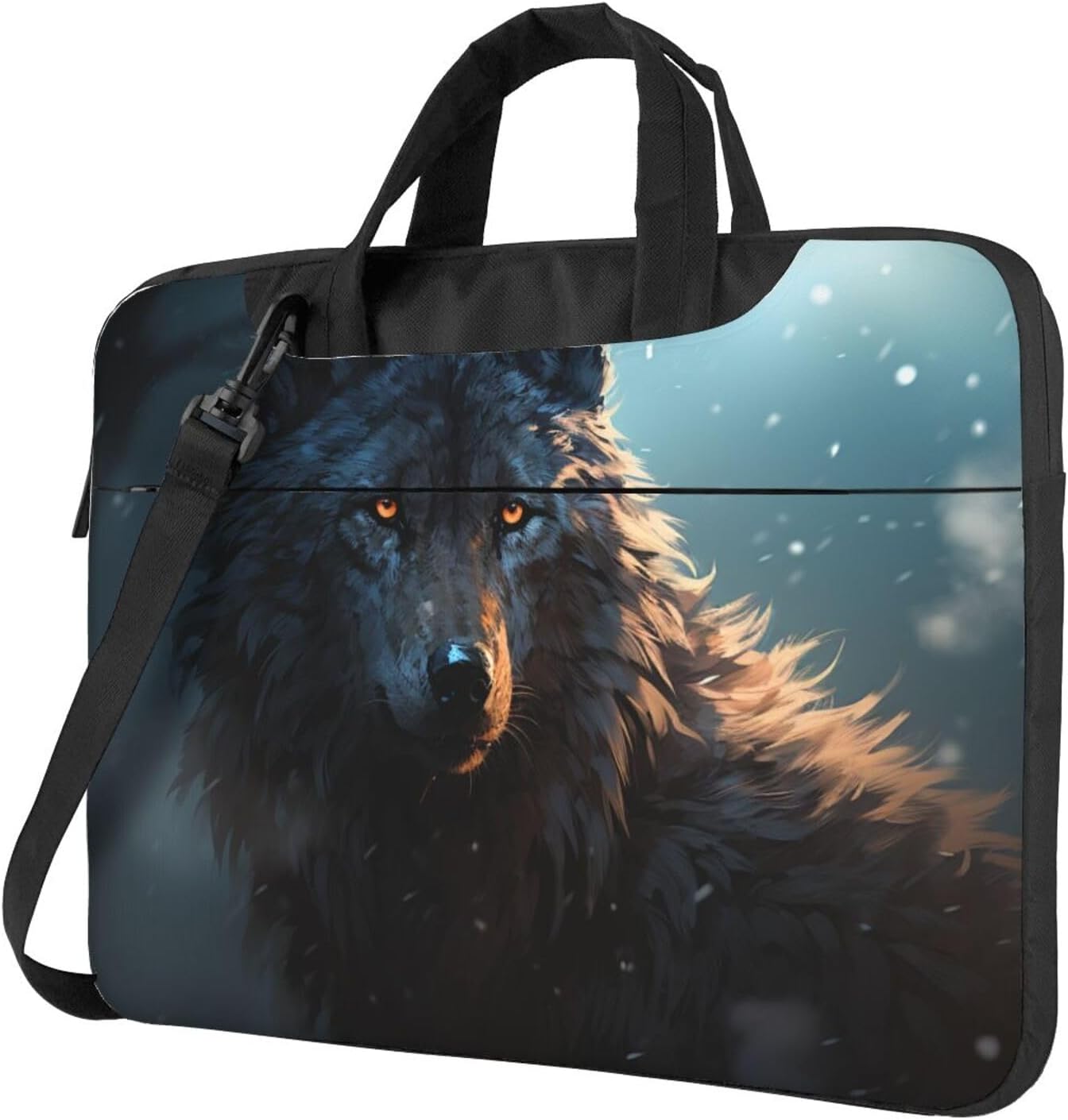 Fantasy Wolf Laptop Case Laptop Sleeve Computer Bag Messenger Shoulder Bag Computer Case Carrying Cover