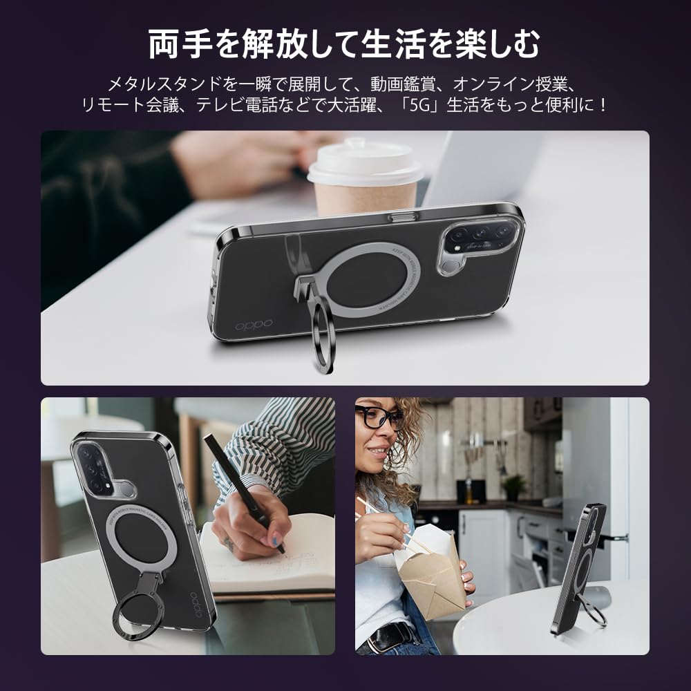 Amazon.co.jp: 対応 OPPO Reno5 A ケース A101OP A103OP CPH2199 透明