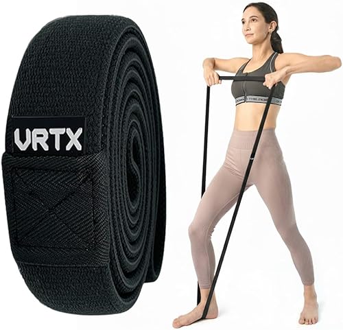 Miniatura 7 de VRTX No.00 Bandas de resistencia de tela para hombres y mujeres | Banda larga de ejercicio para entrenamiento, estiramiento, yoga, entrenamiento de