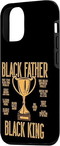Miniatura 2 de Funda para iPhone 13 Pro Black Father King African Pride BLM Afro Dad Daddy Papa Men