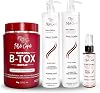 I Belli Capelli Ravenna Hair Straightening Kit – Repair Hair B-tox, Aloe Vera Shampoo & Conditioner, Repair Oil – Anti-Frizz, Intense Hydration, Shine – Formaldehyde-Free – For All Hair Types (4-Pack)