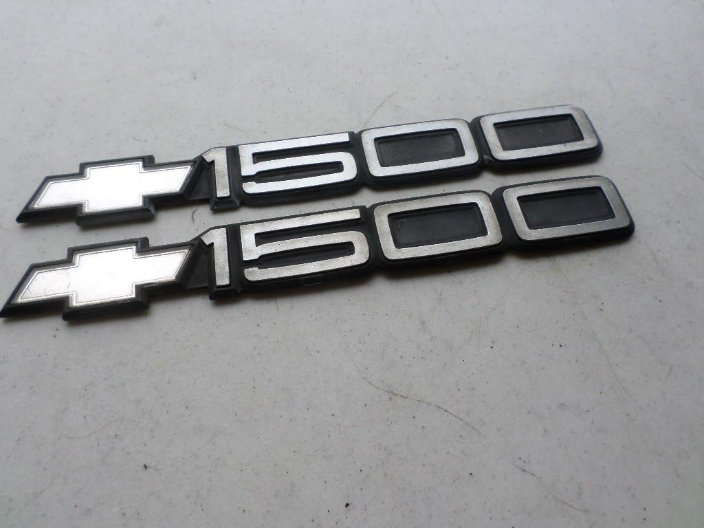 88-98 Chevrolet Express Suburban Silverado 1500 Side Door Fender 15707431 Emblem Nameplate Logo Sticker Set