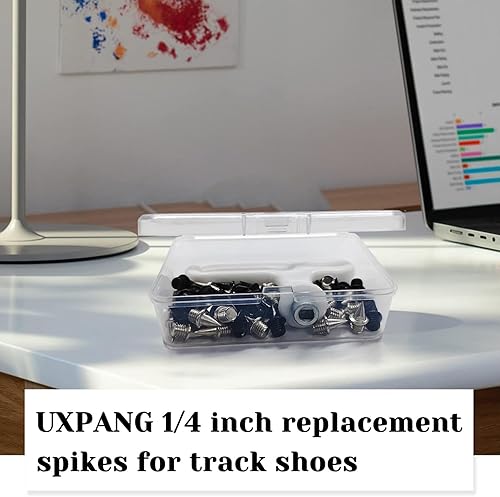 Miniatura 23 de Los picos de pista están hechos de acero y en forma de pirámide de 1/4 pulgadas, son un repuesto de pinchos desgastados para Sprint, Cross Country