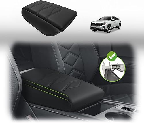 Miniatura 63 de Muslogy Funda para reposabrazos de consola central compatible con Chevy Silverado/Tahoe y GMC Sierra/Yukon 2007-2013, cojín para reposabrazos