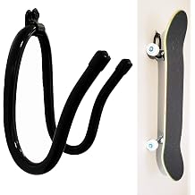 Pmsanzay Skateboard Wall Mount - Skateboard Hooks Hanger Storage Display Rack with Hardware, Wall Bracket Stand Organizer for Boards, Guitars, Headphones