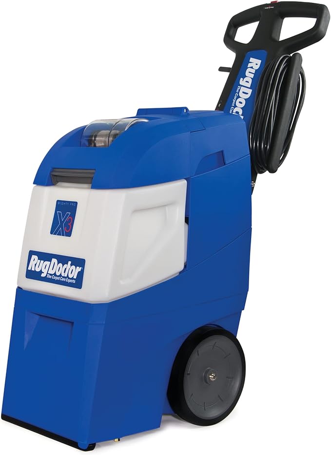 Rug Doctor 1095518 X3 Professional Carpet Cleaner, Plastic, 1200 W, 11.4 liters, Blue Amazon