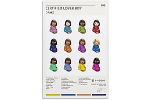 BROLEO Drake Poster Certified Lover Boy Album Cover Poster