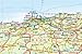 Algeria Travel Road Map: 1:1,200,000