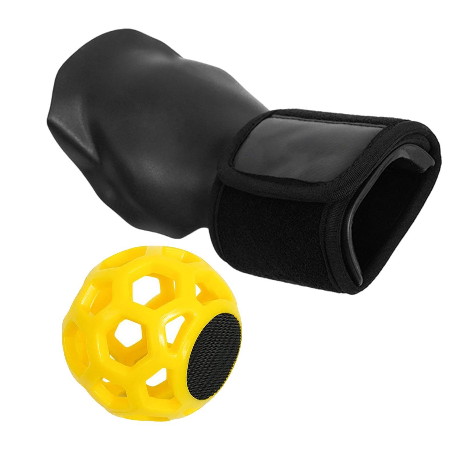 13. Mejora tu Swing con una muñequera de Golf fiable y una Pelota de Entrenamiento Multifuncional. Ayuda para el Entrenamiento.