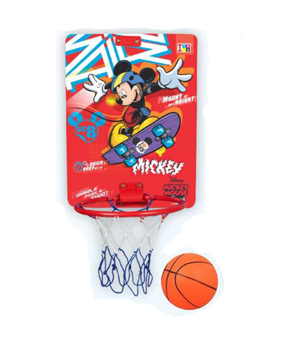 Kidivo Plastic Frozen Face Wall Hanging Basketball for Kids (Mickey Mouse) (B09SHH24VV) Amazon Price History, Amazon Price Tracker