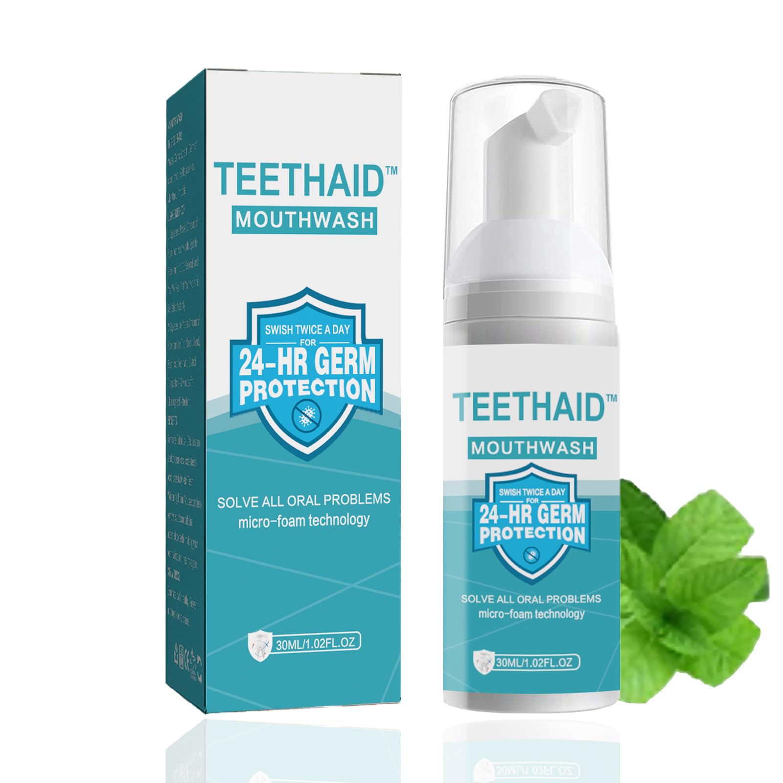 TBeautfave Teeth Whitening Mousse, Foam Toothpaste Tooth Paste Tooth Mousse for Sensitive Teeth - Oral Care-Toothpaste Replacement Prevents Treats Cavities & Freshens Breath