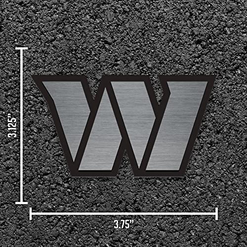 Image of Rico Industries NFL Football Standard Oval Antique Nickel Auto Emblem for Car /Truck /SUV