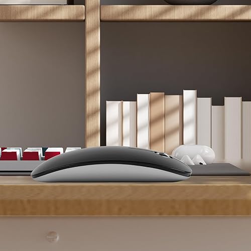 Miniatura 6 de DC Ratón inalámbrico, 5 en 1 Bluetooth USB C recargable para portátiles, discos y tabletas, compatible con Apple MacBook ProAir iPad iMac Sureface