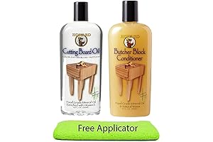 Howard Butcher Block Conditioner & Food-Grade Cutting Board Oil with Wood Conditioner
