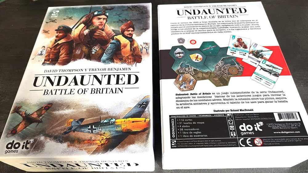 Undaunted: Battle of Britain, Juego de Mesa, A Partir de 14 Años, para 2 Jugadores, 60 por Partida, Español