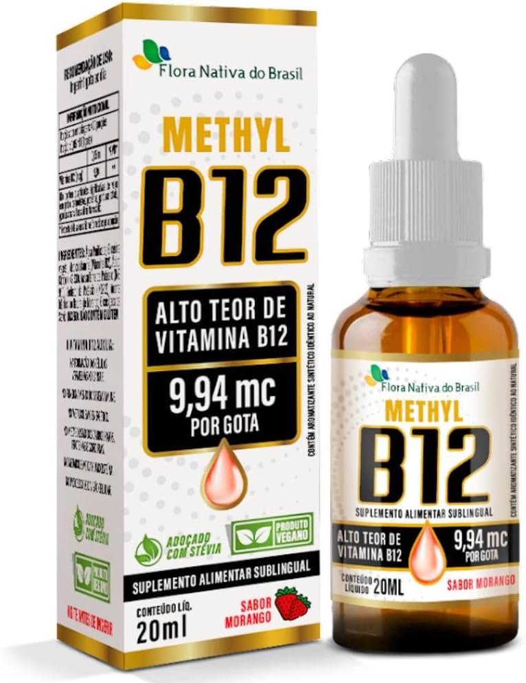 Vitamina B12 Sublingual (Metilcobalamina) 9,94 mcg por gota 20ml