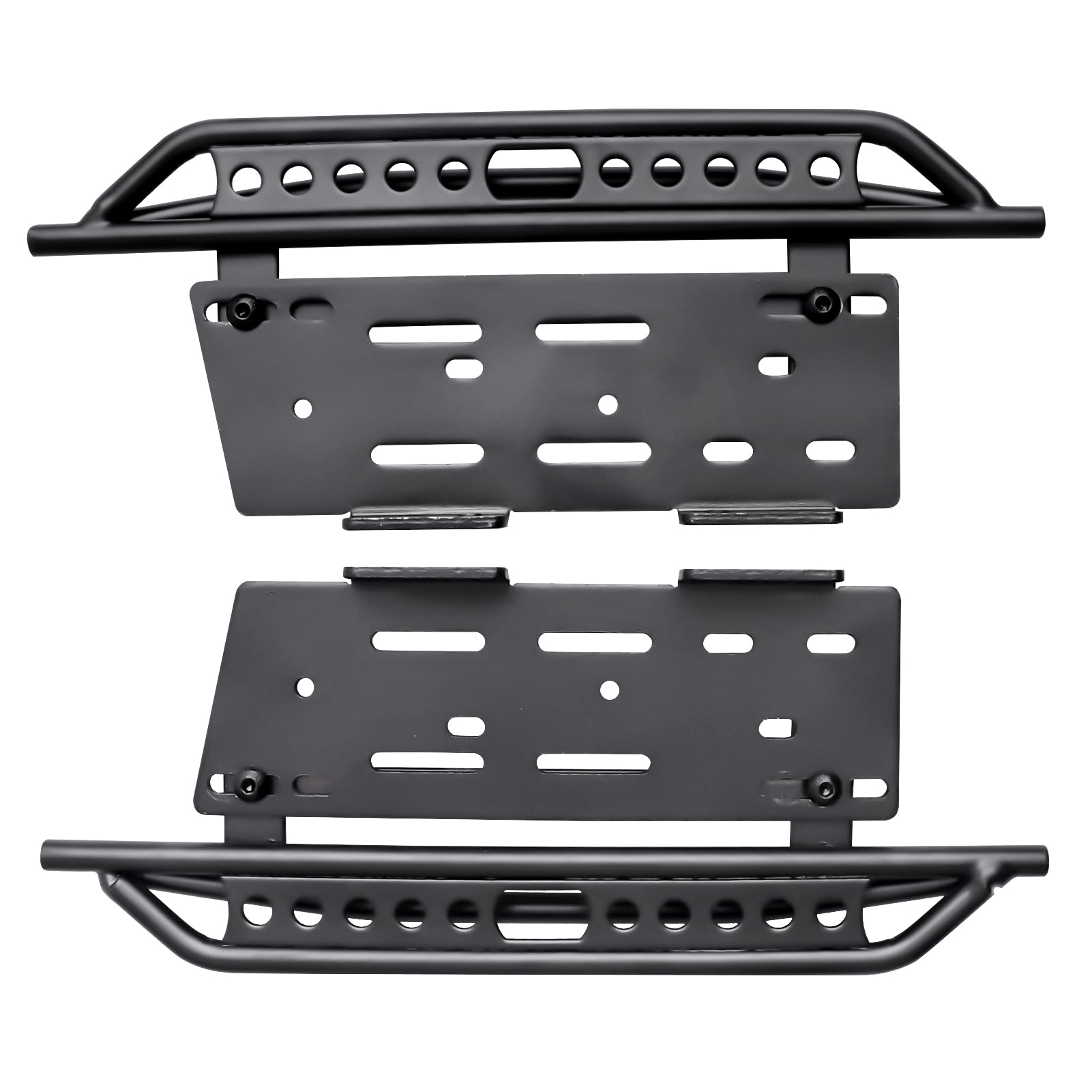 CrazyHobby 2Pcs RC Side Sliders Metal Side Plates Pedal for 1/10 Axial SCX10 II Jeep Cherokee Rock Crawler