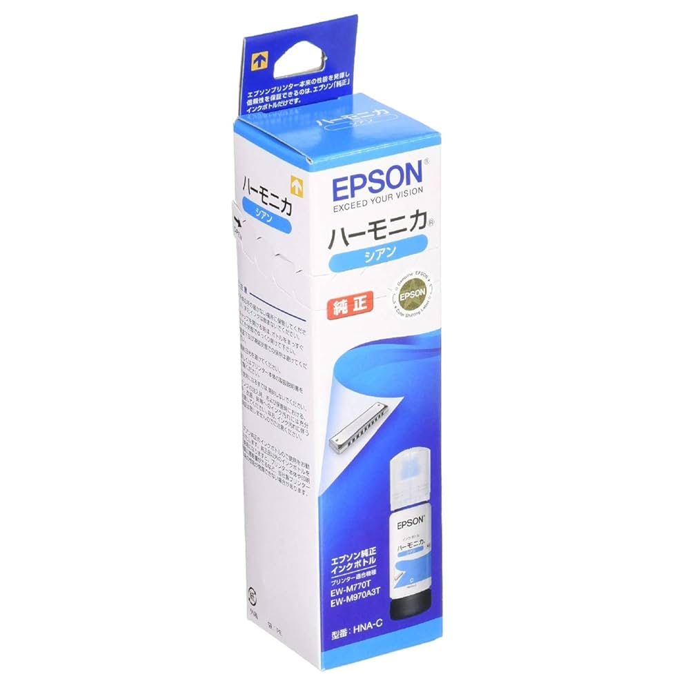 EPSON ハーモニカ 純正 詰め替えインク 12本セット 使用期限内 未開封 Amazon.co.jp: エプソン 純正 インクボトル ハーモニカ HNA-C