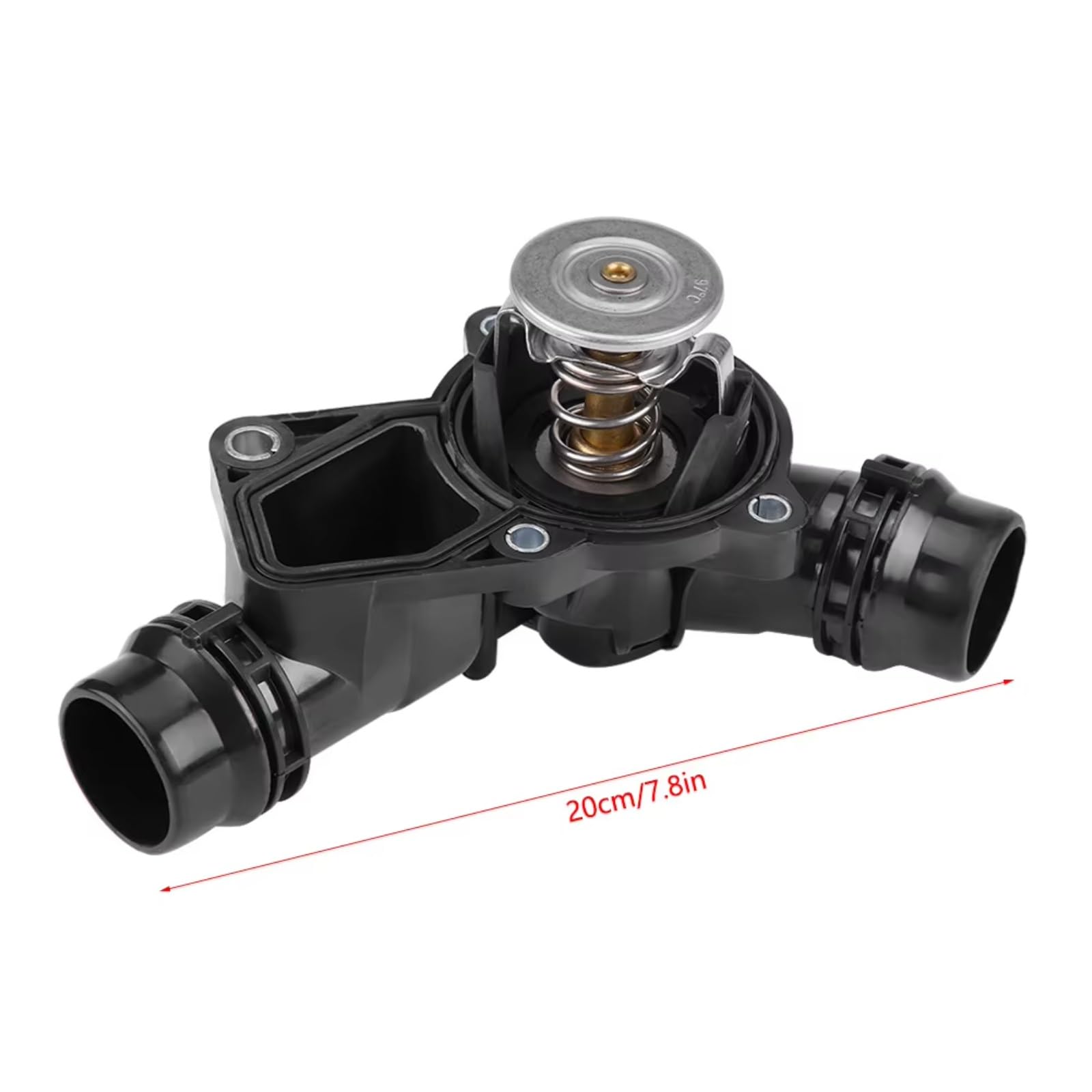 Obudowa termostatu chłodziwa dla BMW 525I 530I 2001-2004 dla X5 2000-2006 Obudowa termostatu płynu chłodzącego silnika samochodowego 11531437040