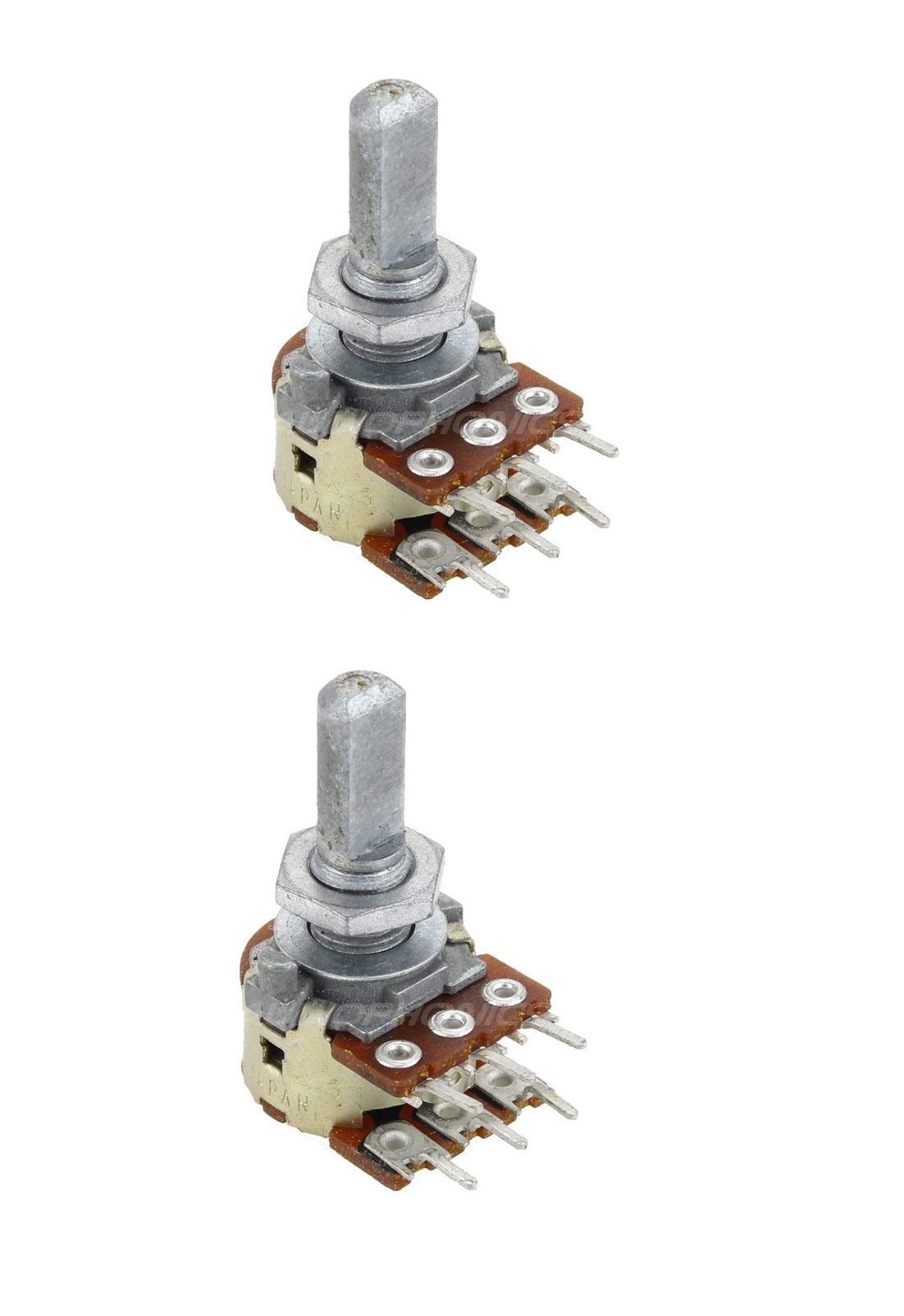 INVENTO 2pcs 100K Ohm Potentiometer Pot Variable Resistor 6 Pins Split Shaft Rotary Linear Dual Taper Audio B Type, Volume Control Potentiometer B100K (B07YPFJVSD) Amazon Price History, Amazon Price Tracker