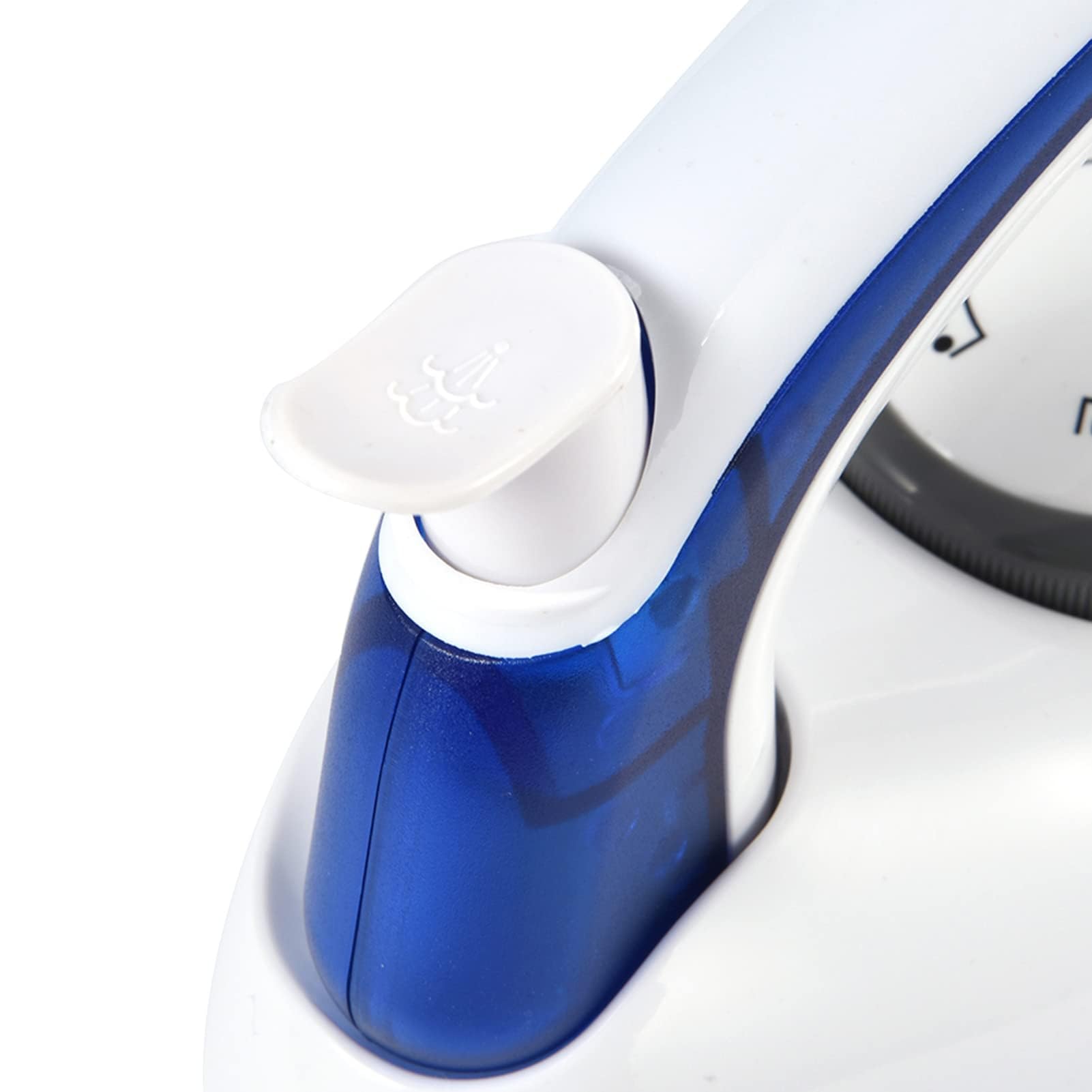 Fer De Voyage, 700W Mini Poignée Pliante Portable À Vapeur Portable Contrôle De La Température Réglable Antiadhésif Avec Fusible Et Thermostat Petit Vapeur Compact De Voyage(Prise Ue)