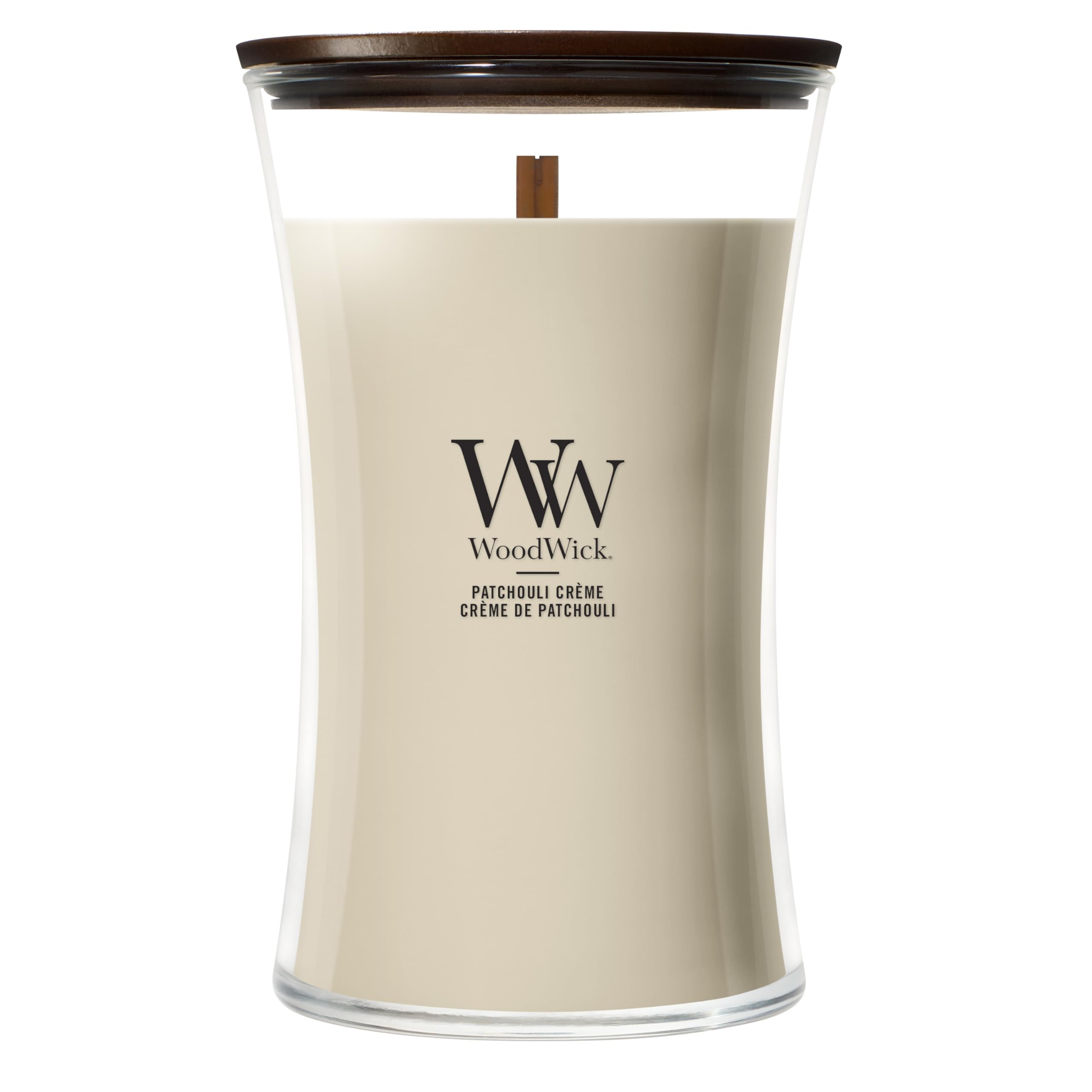 WoodWick | Large Candle | Patchouli Crème | Great Gift for Women