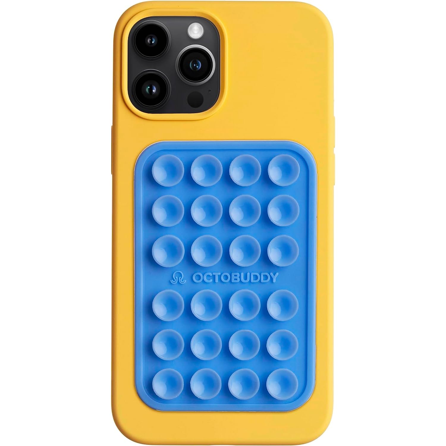 OCTOBUDDY GoProMAX Classic MAX - Silikon-Saugnapf Halterung fürs Handy - rutschfeste Saugnapfhalterung für iPhone und Android - freihändige Handyhalterung für Selfies und Videos - 6