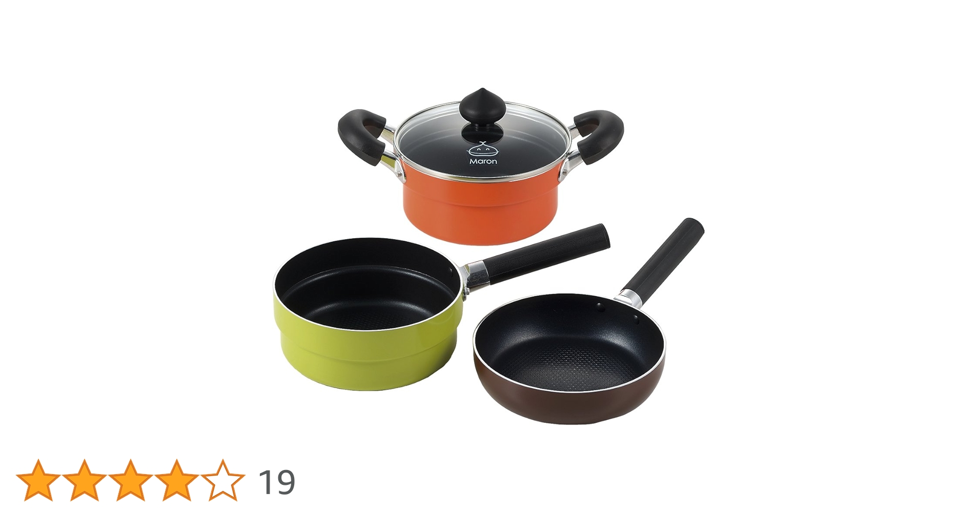 Amazon｜タマハシ Maron(マロン) コンパクトマロンポットパン18cm MR