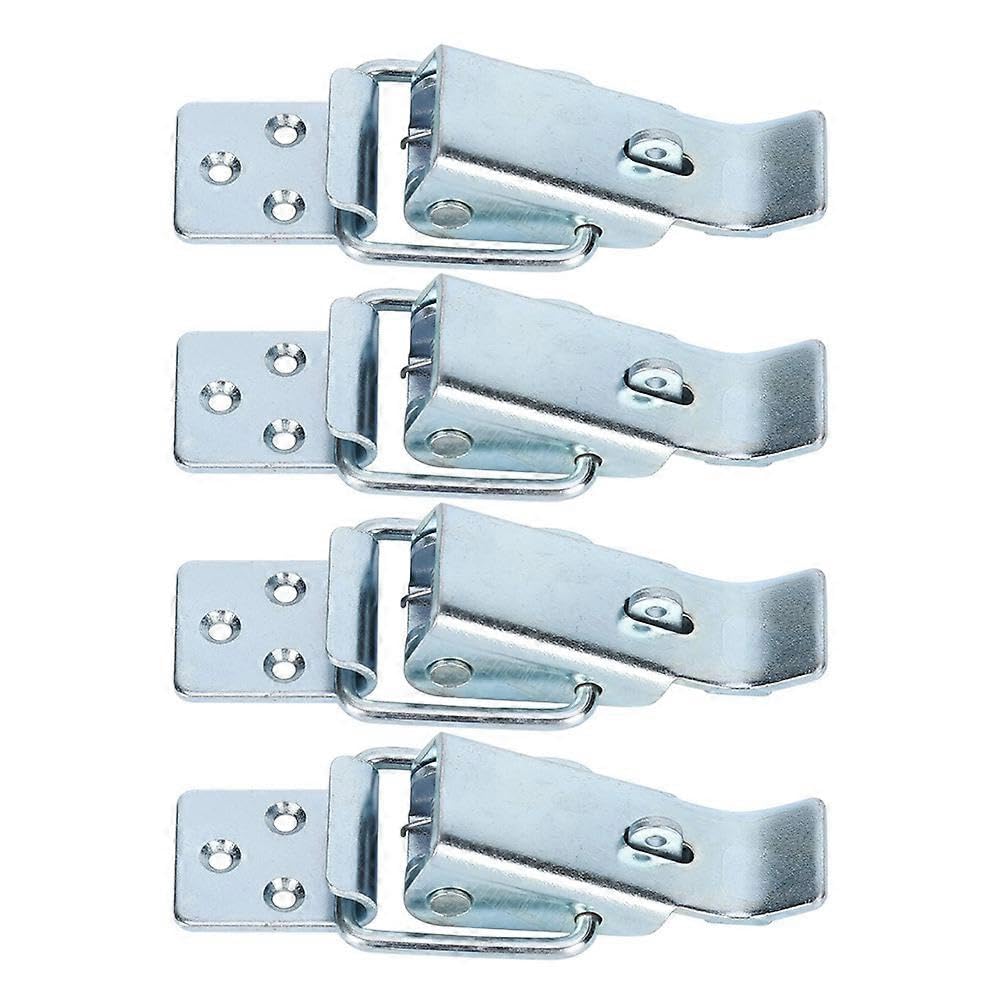 Joyhappst Image Color 4Pcs Spring Hasp Case Latch Hardware Fasteners Stainless Steel Waterproof Anti Corrosion