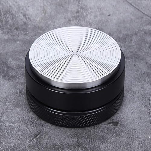 Fydun Less Steel Coffee Dispenser With NoN Slip Threaded Base Coffee Accessories Wide Range Of Uses (58mm Black threaded bottom)