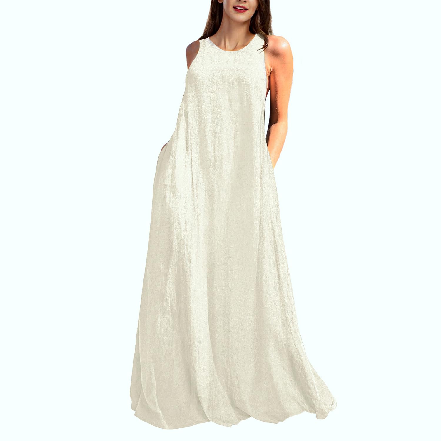 Rainday Linen Dress