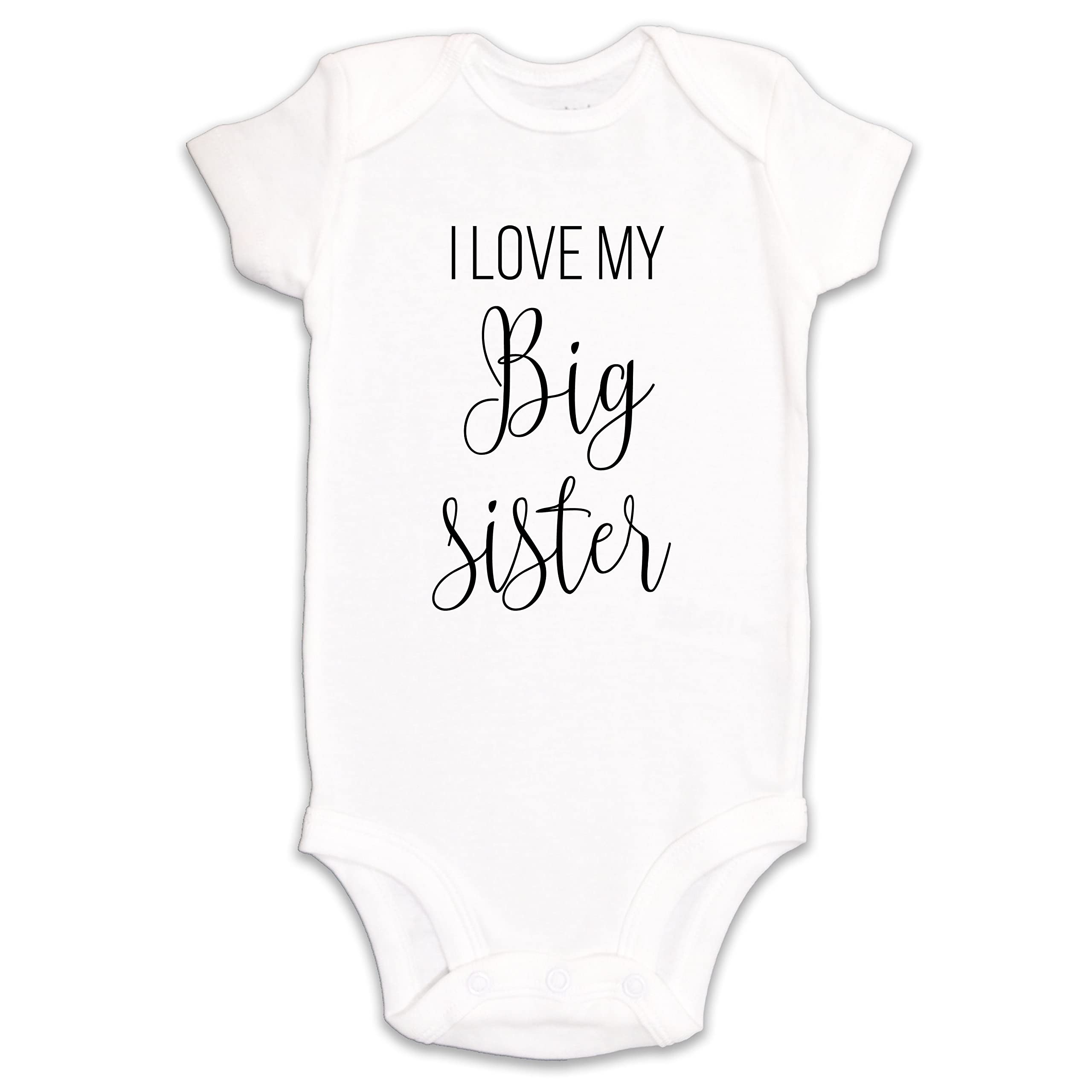 Kate & Meri I Love My Big Sister Onesie/Bodysuit Baby Romper (3-6M)