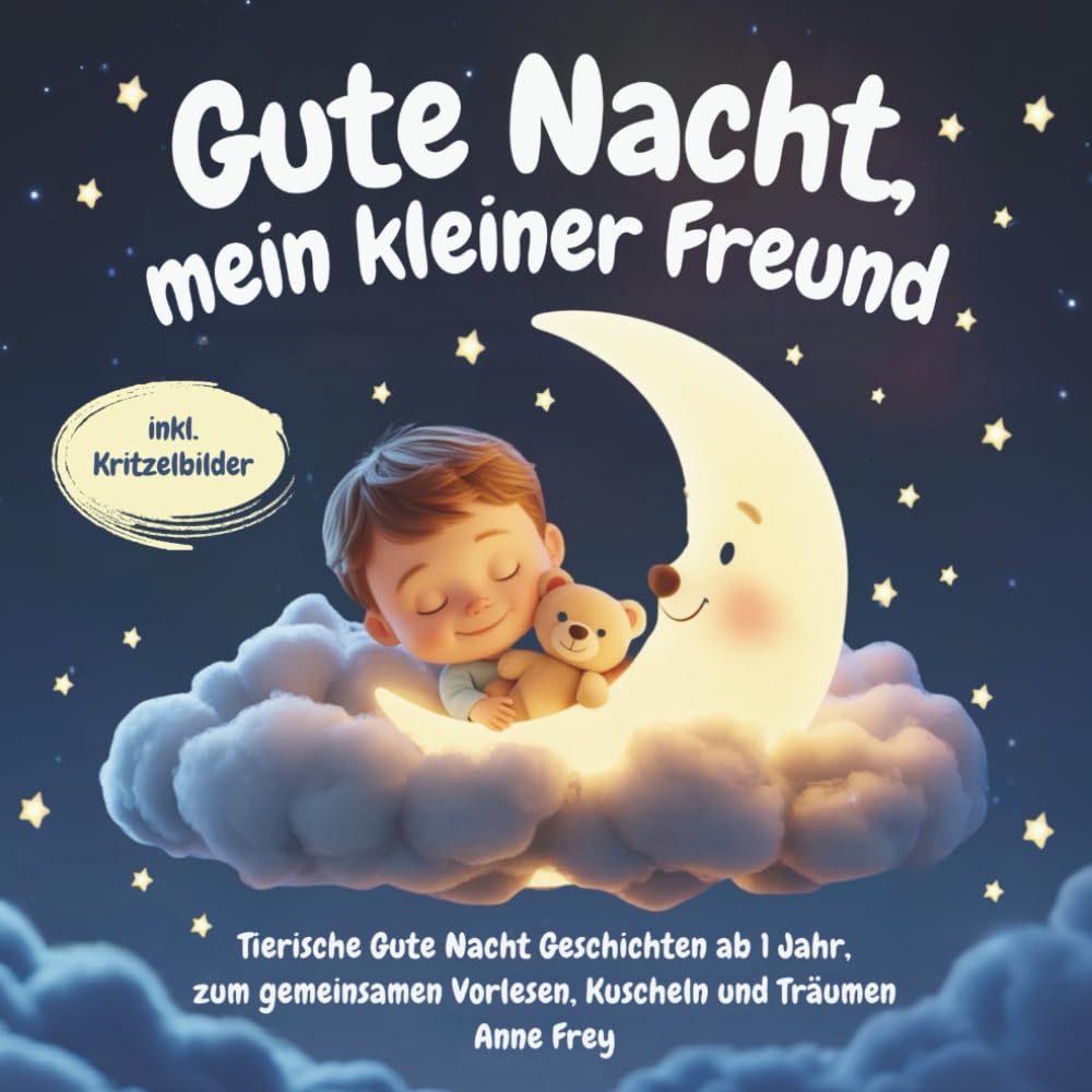 Gute Nacht, mein kleiner Freund: Tierische Gute Nacht Geschichten ab 1 Jahr, zum gemeinsamen Vorlesen, Kuscheln und Träumen
