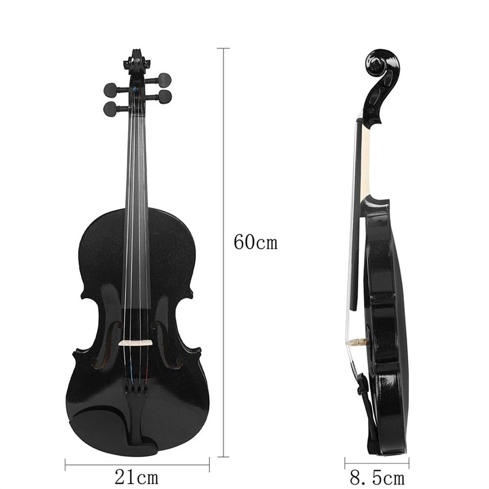 violino per principianti 4/4 Set Di Violini Violini In Legno Massello Kit Per Principianti Di Strumenti Musicali Con Custodia Arco Di Violino Per Studenti Principianti
