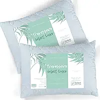 Kit 2 Travesseiros TRP Imports Select Luxo Fibras Importada E Antialérgica