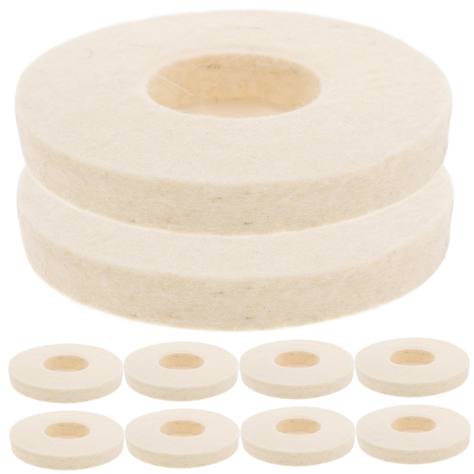 DOITOOL 10 Piezas De Almohadillas De Lana Para Pulir Taladros Almohadillas Para Pulir Y Abrillantar Superficies Metálicas Resistentes