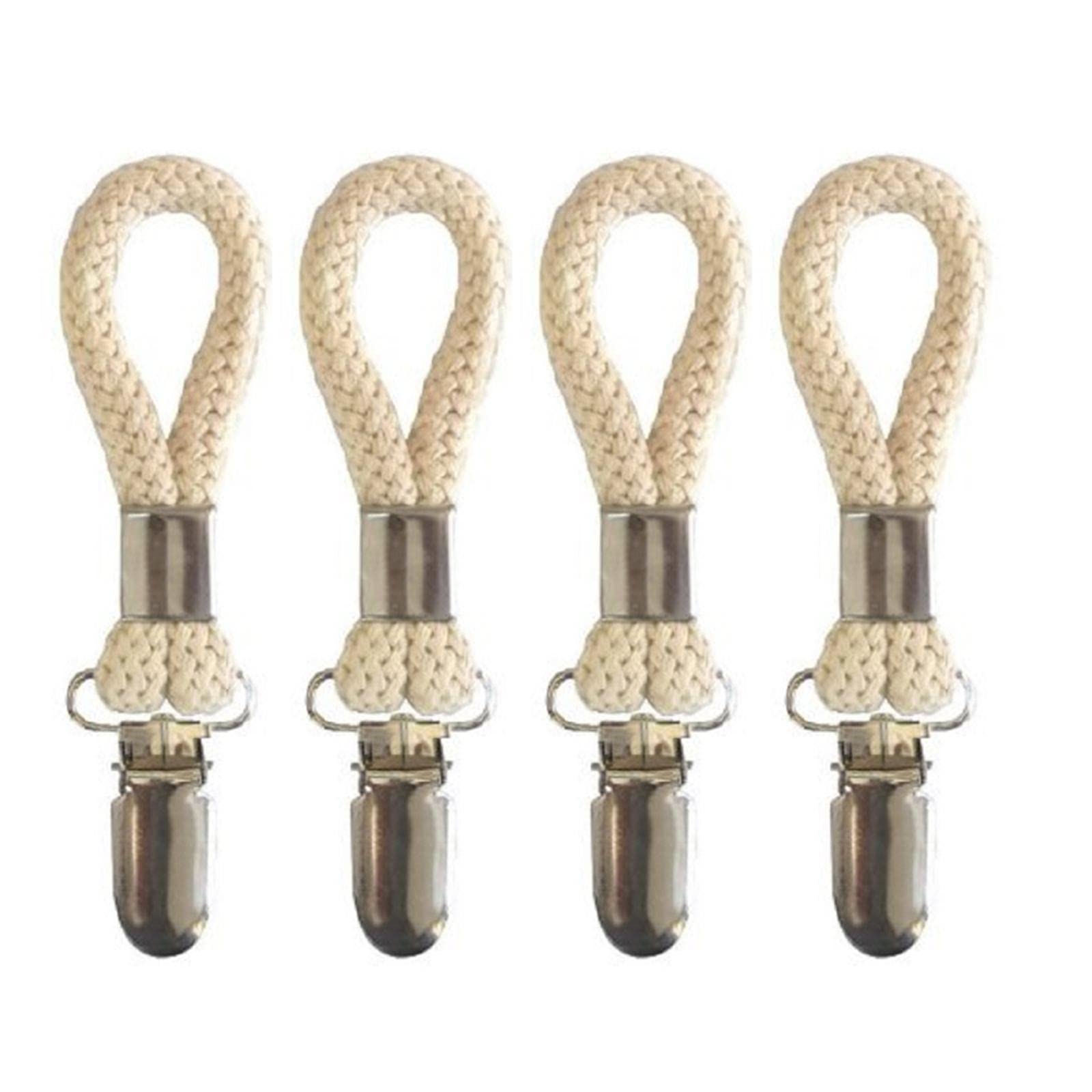 WOVEBIUS Tea Towel Hanging Clips Kitchen Towels Clip for Office Bathroom Cupboard Beige