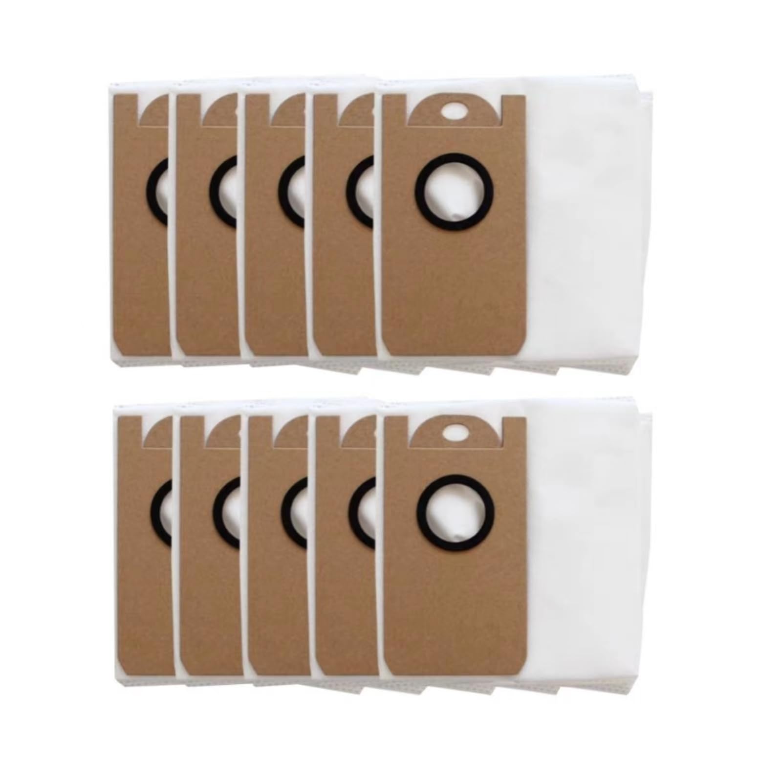 10 Pack Dust Bags Compatible with Honiture Q6/ Honiture Q6 SE Robot Vacuum Bag Replacement Accessories Parts