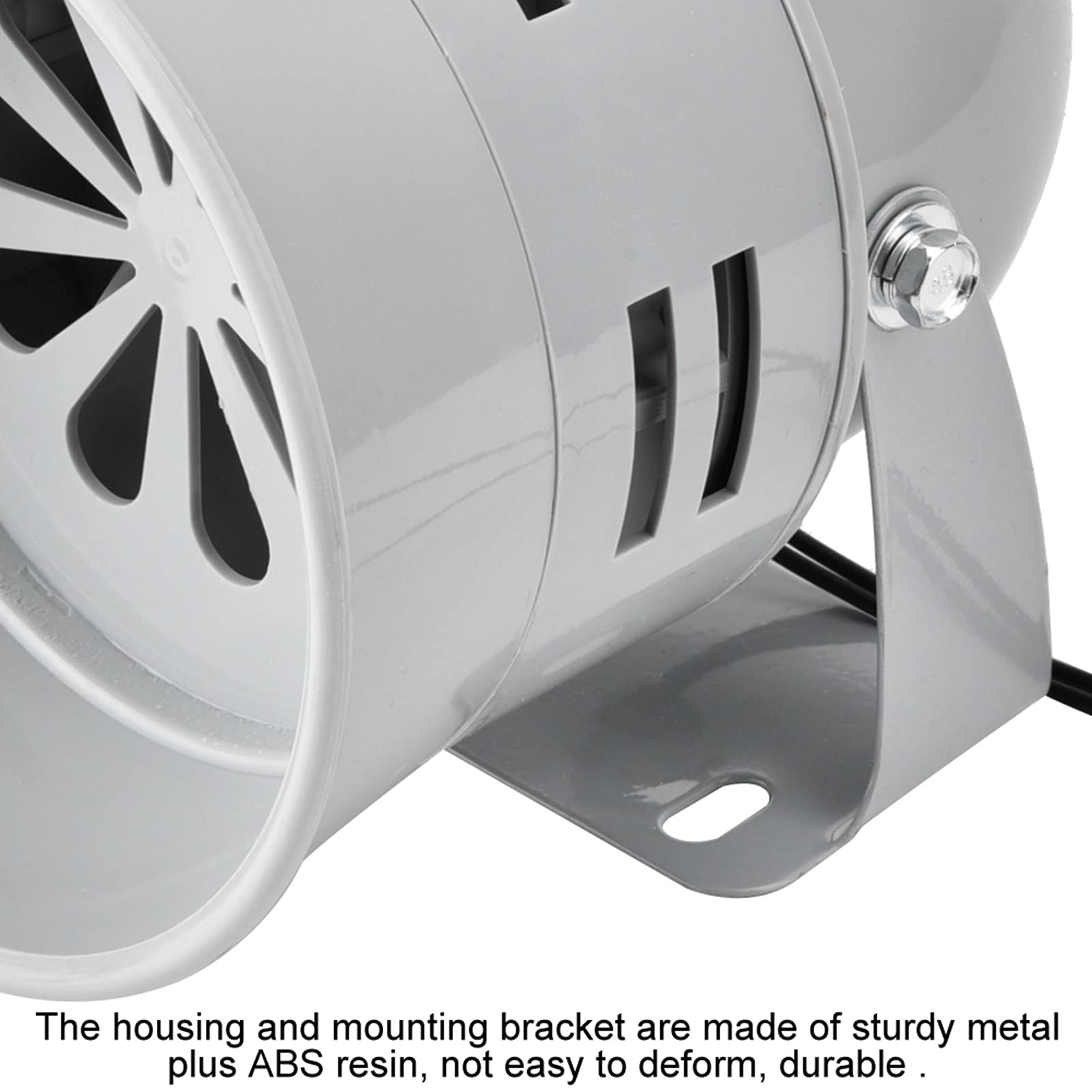 Alarma Industrial Eléctrica 40W 120dB con Motor de Imán Permanente de Cobre Puro, Bocina para Prevención de Incendios en Vehículos de Transporte de Fábrica (AC 230V)