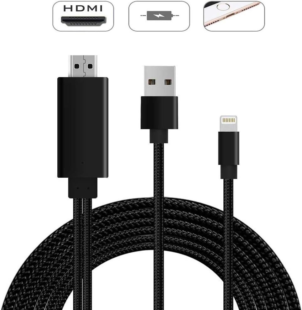 Amazon Co Jp 進化版 Lightning Hdmi 変換 ケーブル 最新版 アイフォン Tv テレビ 出力 ミラーリング 接続ケーブル 設定不要 プラグアンドプレイタイムラグない 1080p 高解像度 Hdtv Iphone Ipad ミラリング 最新ios12まで対応 Hdmi Usb Lightning ケーブル 2m